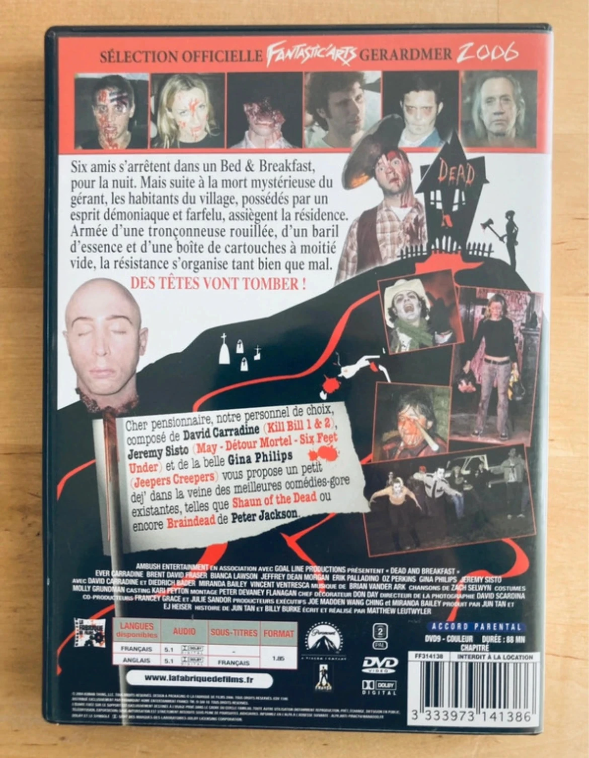 DVD Dead & Breakfast David Carradine. – photo 3